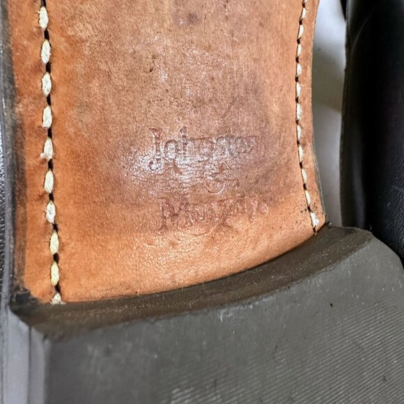 Vintage Johnston & Murphy Aristocraft Leather Loafer 11 Oxblood Tassel Wingtip - Picture 8 of 9